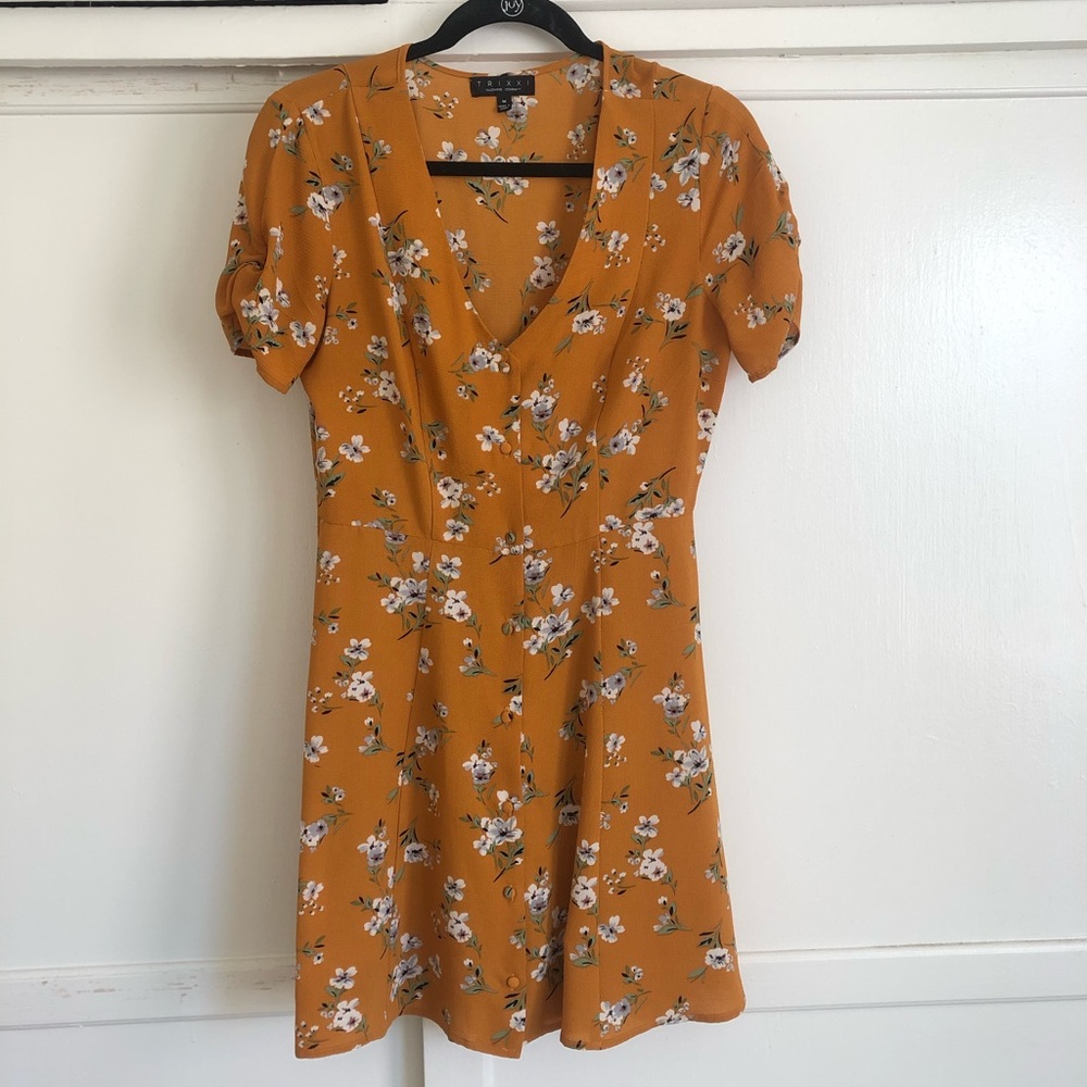 Mustard Yellow Dress Sz M